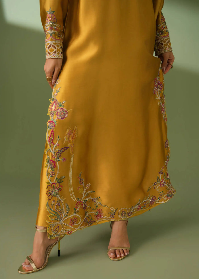 Jeem | Celestial Luxe Formals | MOSS MUSTARD by Jeem - Designer Dress  - Type : Ladies Clothes - Available at Libayah - 100% Original 