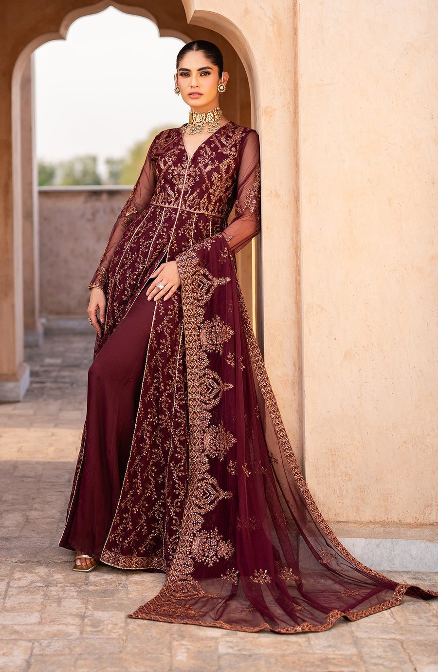 Zarif | Sahiba Formals | UNST-SBA-01 ELIF by Zarif - Designer Dress  - Type : Ladies Clothes - Available at Libayah - 100% Original 