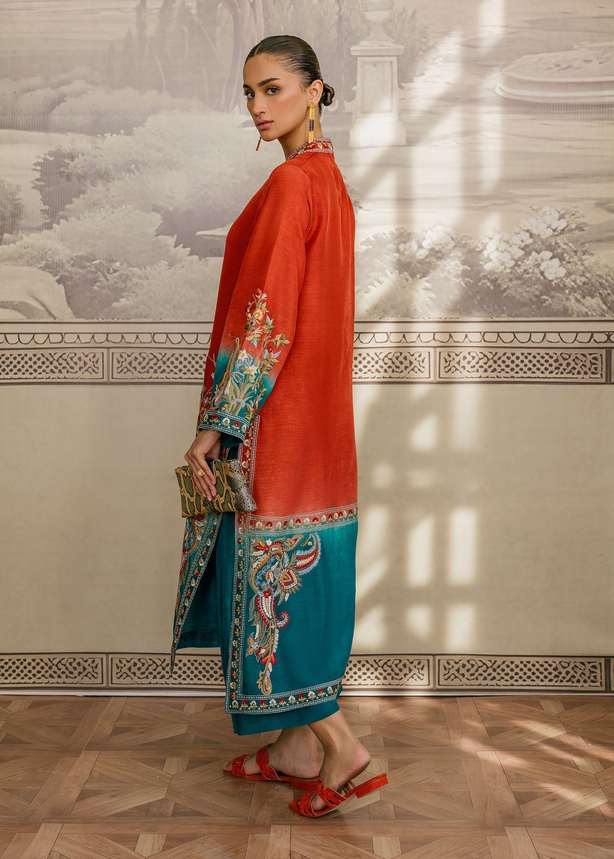 Mahgul | Samara Pret | Jade Sun by Mahgul - Designer Dress - Type: Ladies Clothes - Available at Libayah - 100% Original