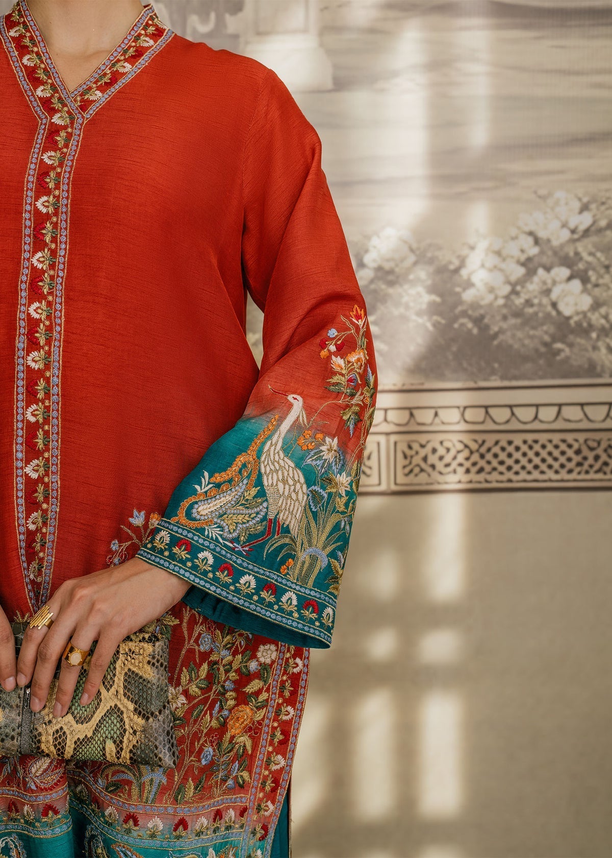 Mahgul | Samara Pret | Jade Sun by Mahgul - Designer Dress - Type: Ladies Clothes - Available at Libayah - 100% Original