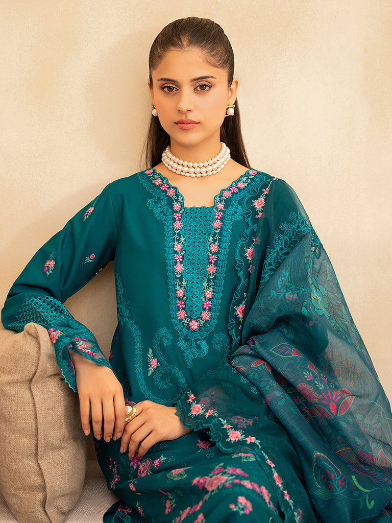 Rajbari | Jahaan Premium Festive Lawn | ZARA (Jahan) 3-A by Rajbari - Designer Dress - Type: Ladies Clothes - Available at Libayah - 100% Original
