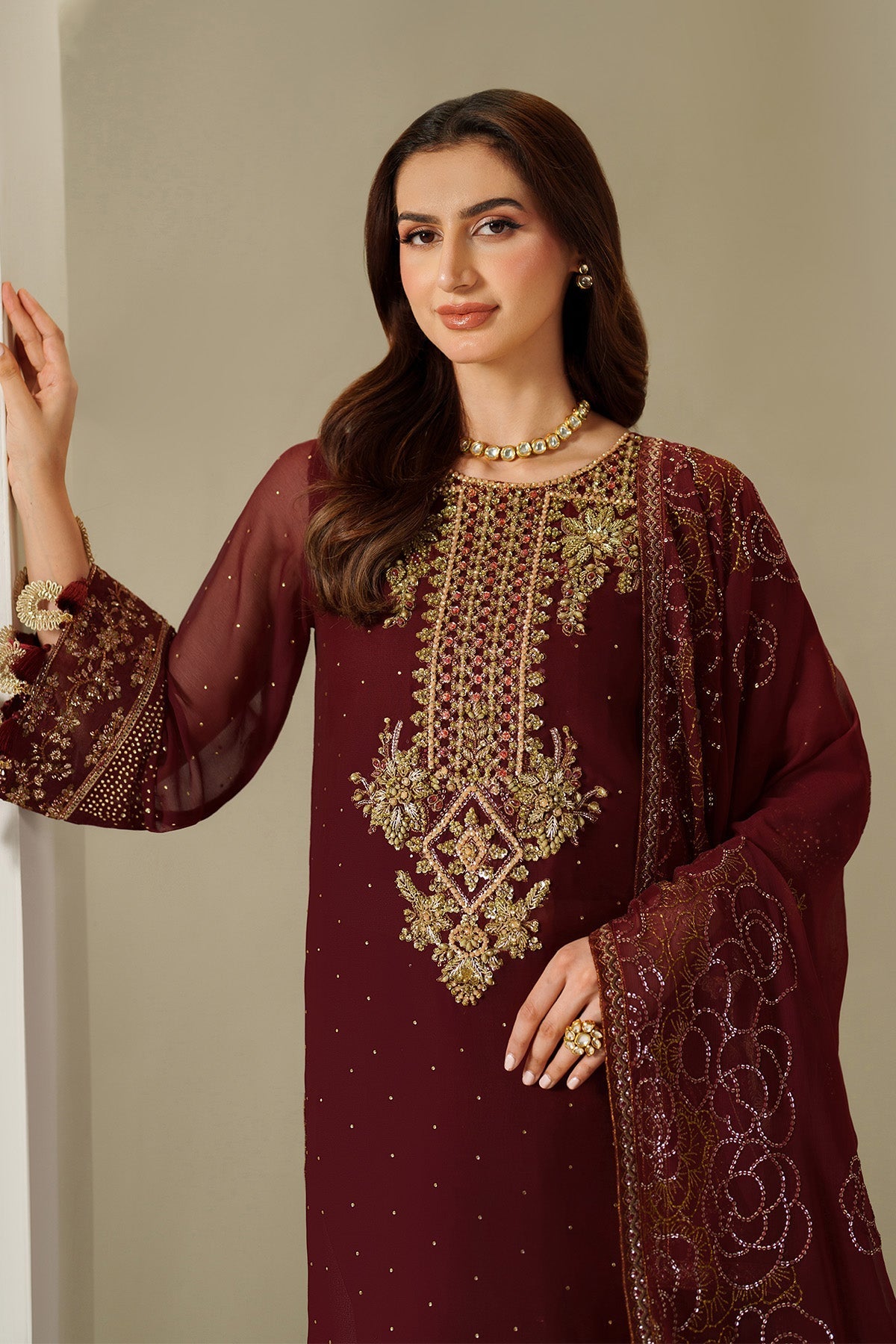 Alizeh | Reena Handmade 25 | AF-HM-4047-Kavya by Alizeh - Designer Dress  - Type : Ladies Clothes - Available at Libayah - 100% Original 