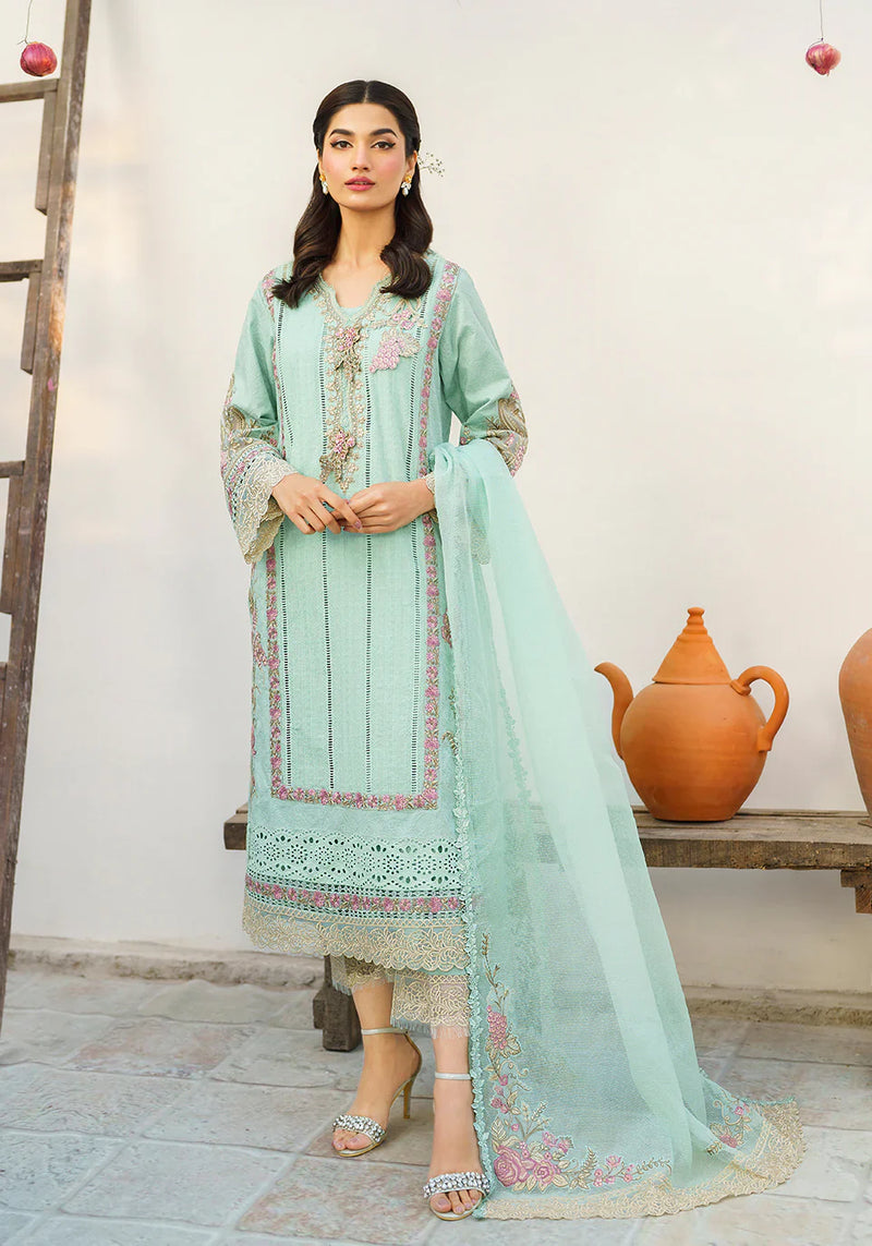 Zarqash | Belle Ame 24 | BL 006 Aqua Blue by Zarqash - Designer Dress - Type: Ladies Clothes - Available at Libayah - 100% Original