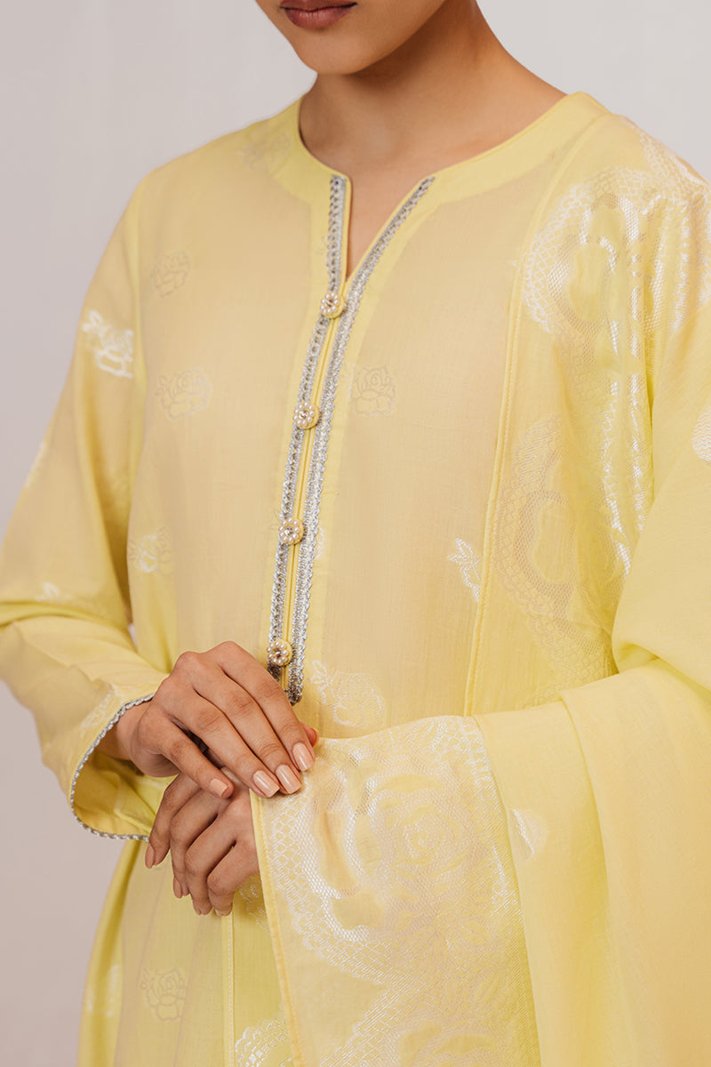 Cross Stitch | Daily Wear | LIME GLADE by Cross Stitch - Designer Dress - Type: Casuals - Available at Libayah - 100% Original