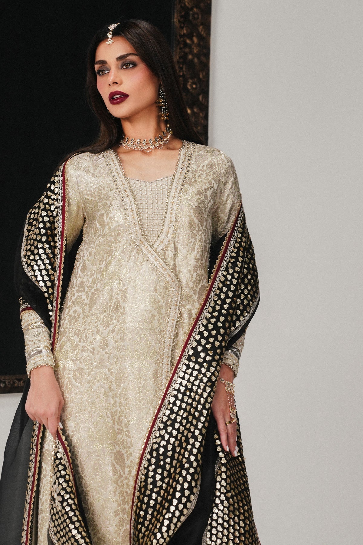 Saad Bin Shahzad | Festive Pret 26 |Meznah by Saad Bin Shahzad - Designer Dress  - Type : Ladies Clothes - Available at Libayah - 100% Original 