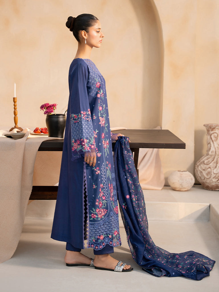 Rajbari | Jahaan Premium Festive Lawn | TALIAH (Jahan) 2-B by Rajbari - Designer Dress - Type: Ladies Clothes - Available at Libayah - 100% Original