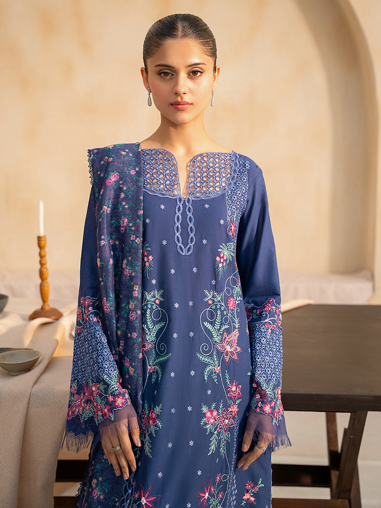 Rajbari | Jahaan Premium Festive Lawn | TALIAH (Jahan) 2-B by Rajbari - Designer Dress - Type: Ladies Clothes - Available at Libayah - 100% Original