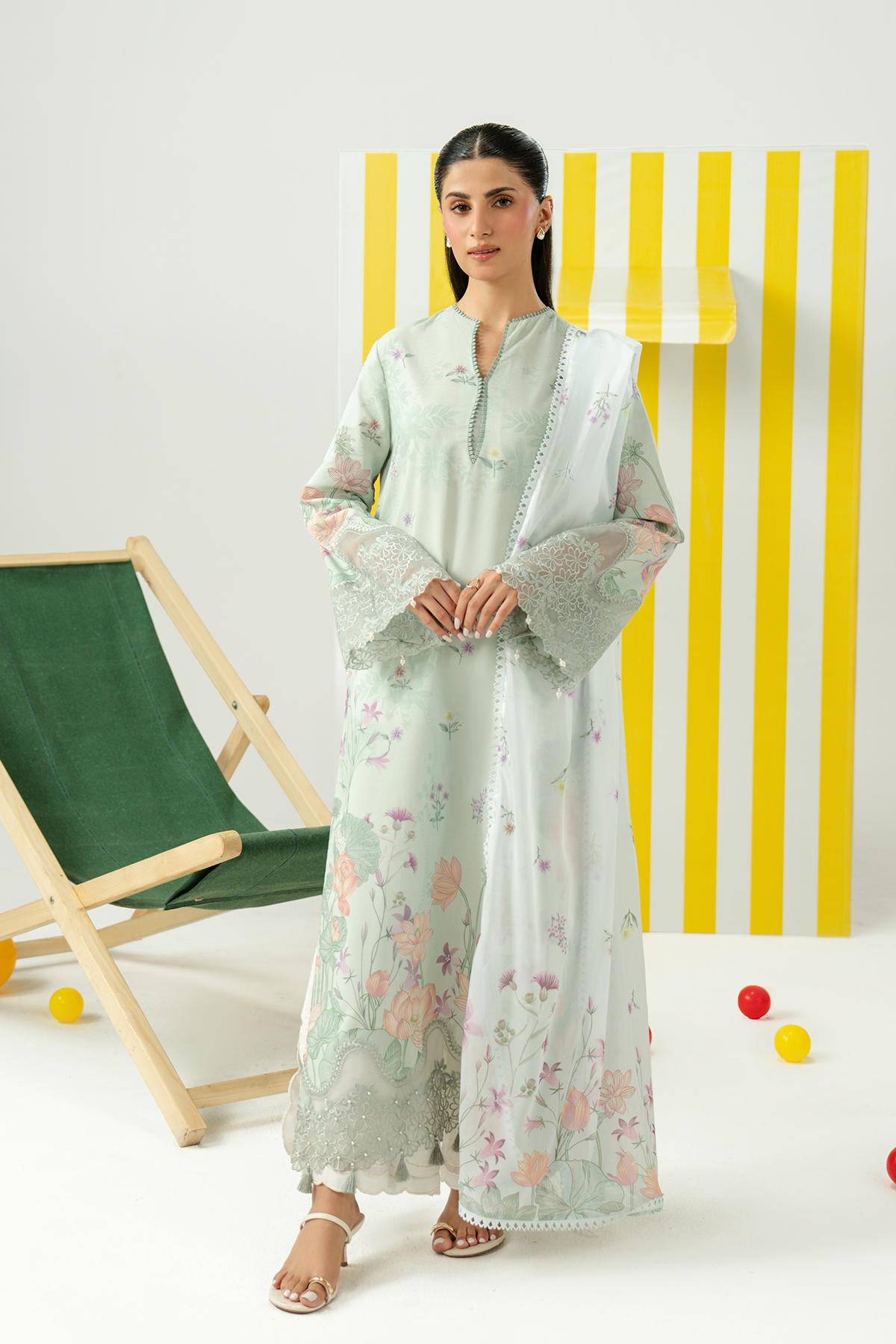 Zarposh | Sundaze Luxe Pret | Caspia by Zarposh - Designer Dress  - Type : Ladies Clothes - Available at Libayah - 100% Original 