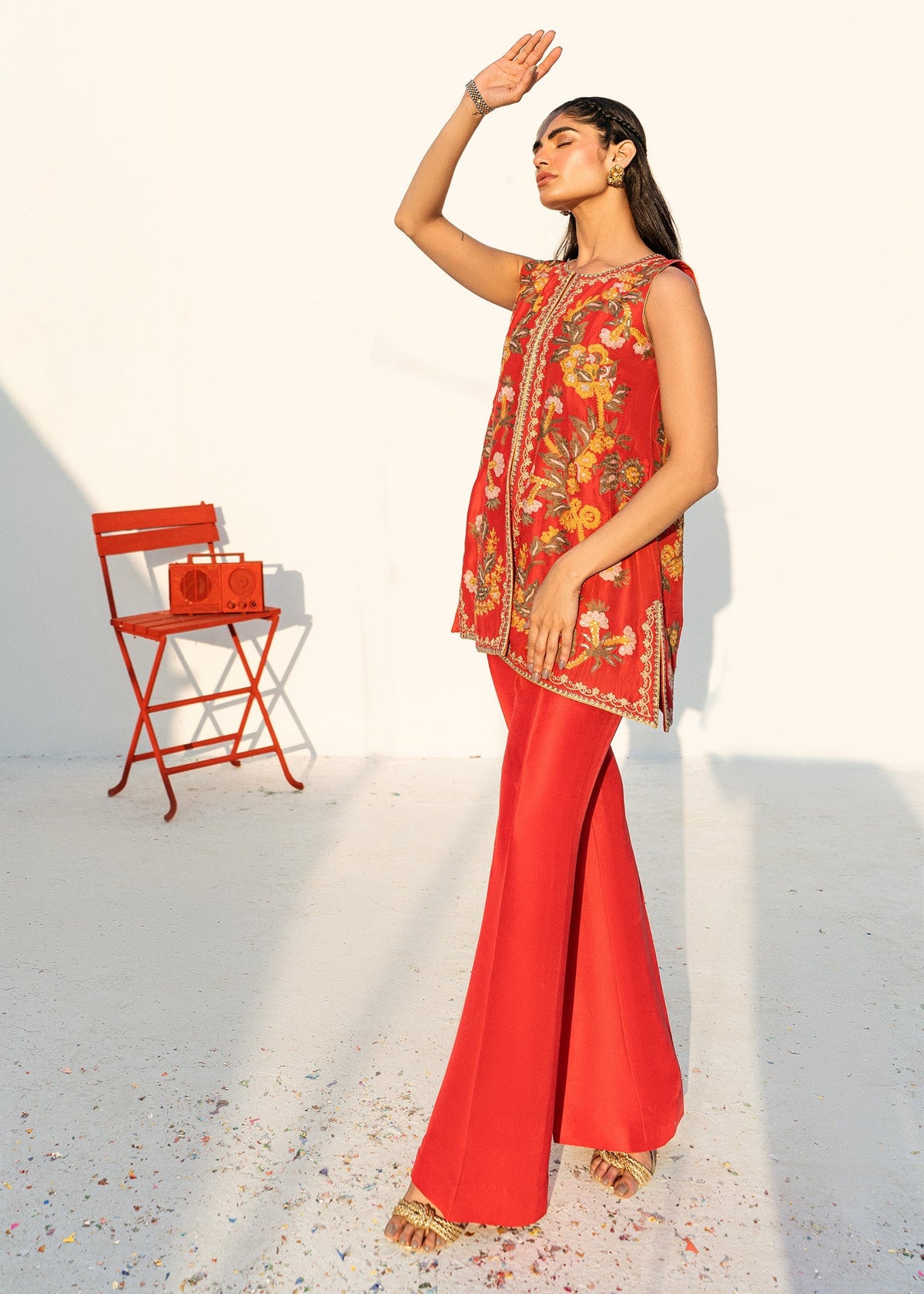 Umsha | Confetti 25 | FIRE OPAL by Umsha - Designer Dress - Type: Ladies Clothes - Available at Libayah - 100% Original