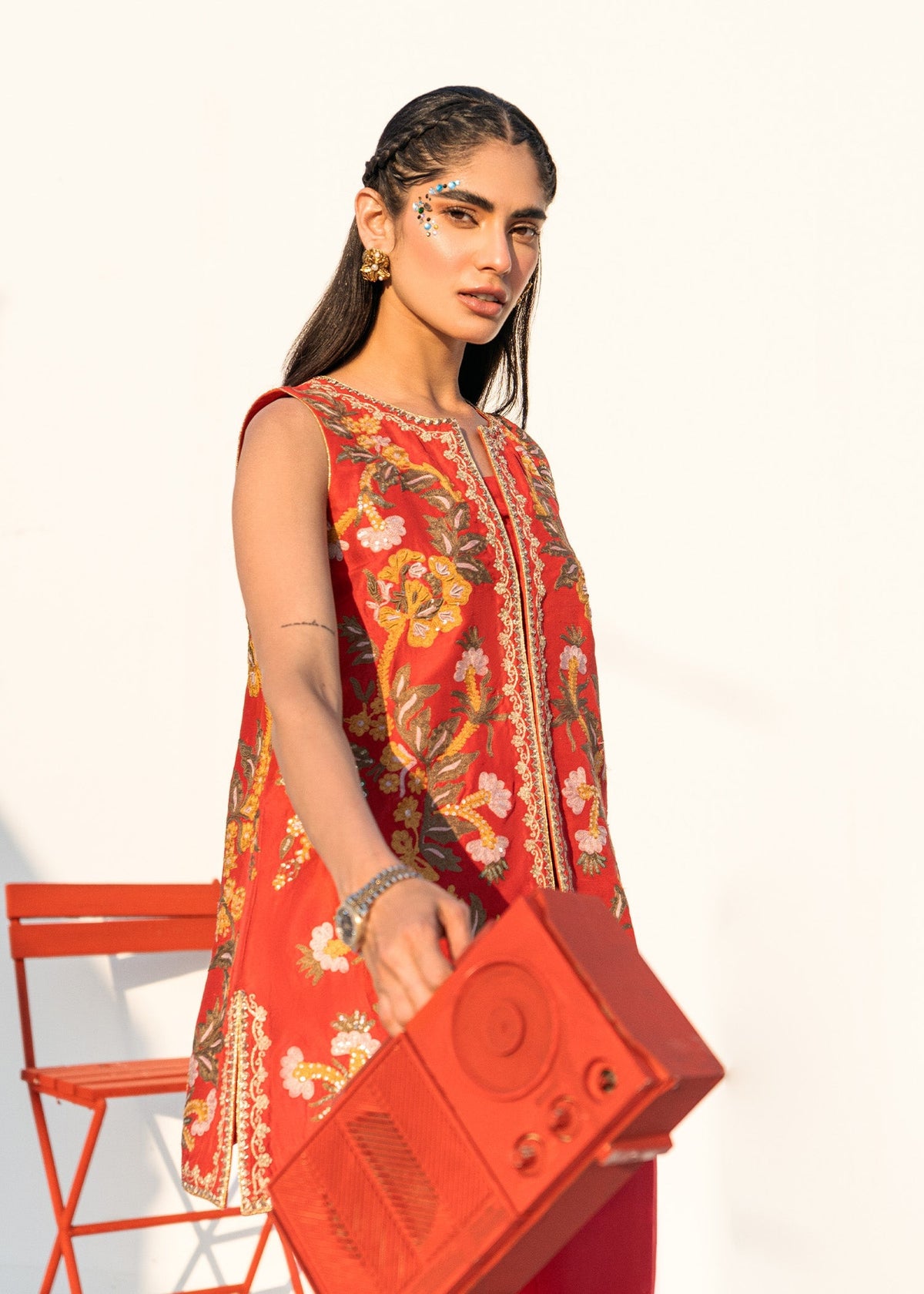 Umsha | Confetti 25 | FIRE OPAL by Umsha - Designer Dress - Type: Ladies Clothes - Available at Libayah - 100% Original