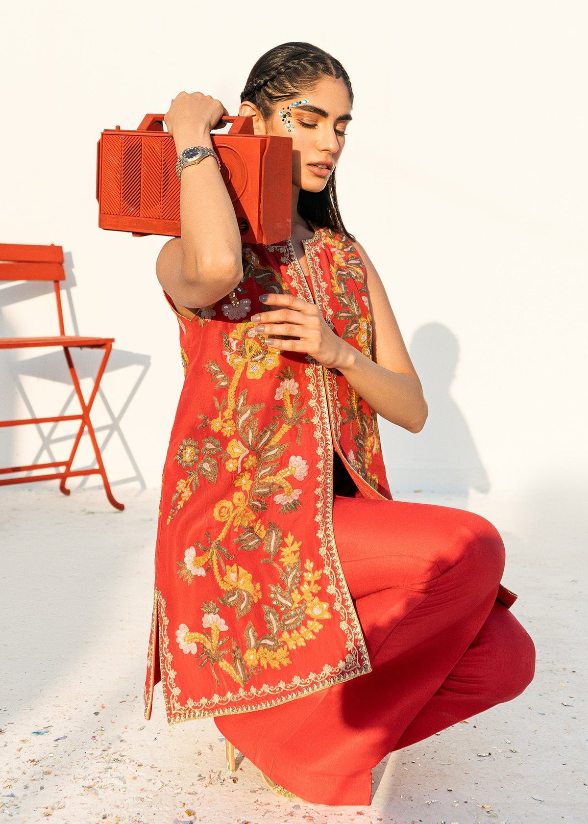 Umsha | Confetti 25 | FIRE OPAL by Umsha - Designer Dress - Type: Ladies Clothes - Available at Libayah - 100% Original