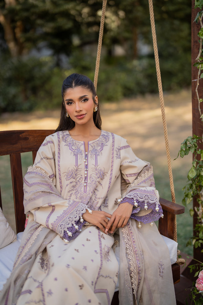 Florent | Chikankari Eid 25 | FLC- 3B by Florent - Designer Dress - Type: Ladies Clothes - Available at Libayah - 100% Original