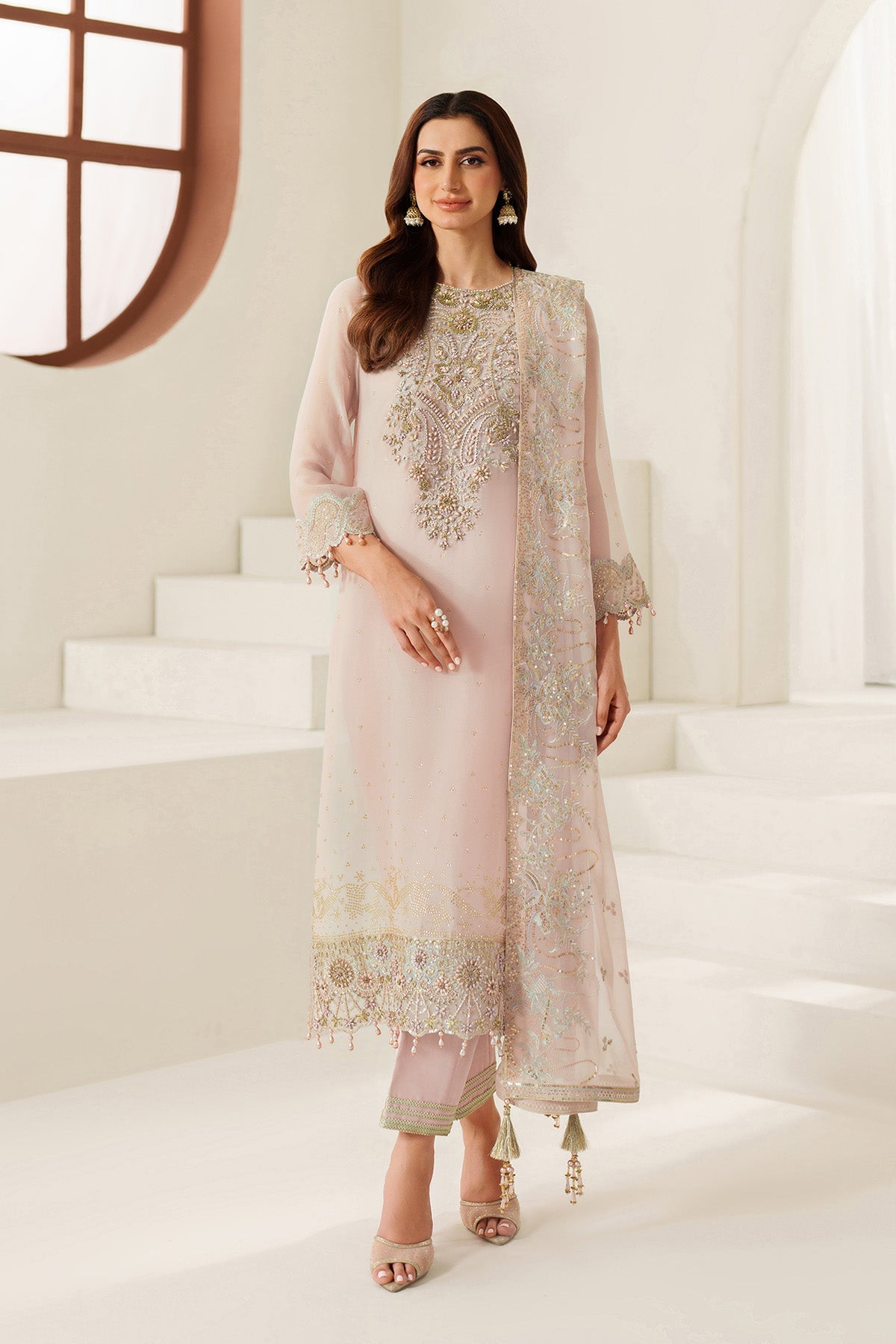 Alizeh | Reena Handmade 25 | AF-HM-4054-Zyla by Alizeh - Designer Dress  - Type : Ladies Clothes - Available at Libayah - 100% Original 
