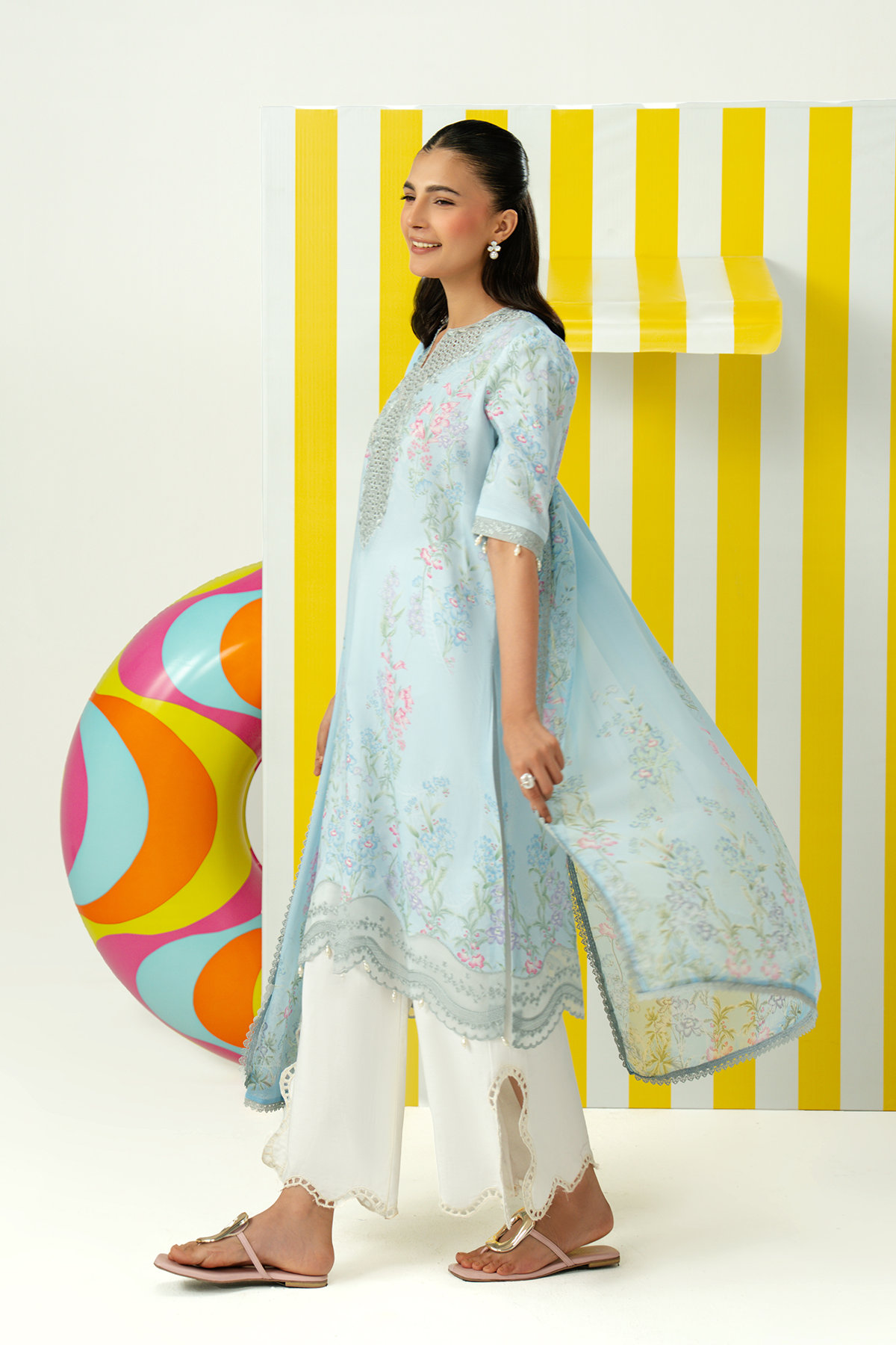Zarposh | Sundaze Luxe Pret | Mistelle by Zarposh - Designer Dress  - Type : Ladies Clothes - Available at Libayah - 100% Original 