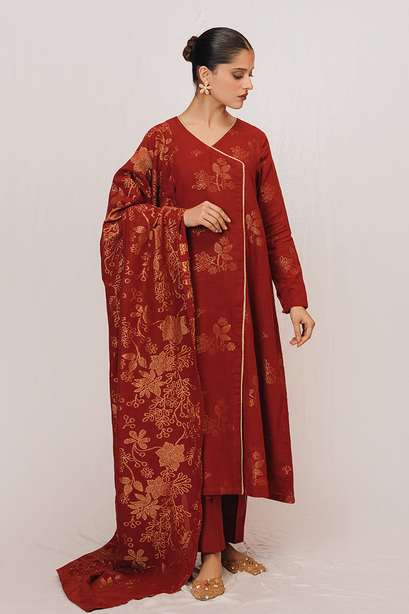 Cross Stitch | Daily Wear | GOLDEN OCHRE by Cross Stitch - Designer Dress - Type: Casuals - Available at Libayah - 100% Original
