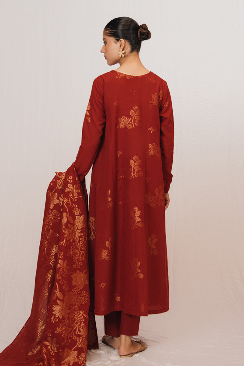 Cross Stitch | Daily Wear | GOLDEN OCHRE by Cross Stitch - Designer Dress - Type: Casuals - Available at Libayah - 100% Original