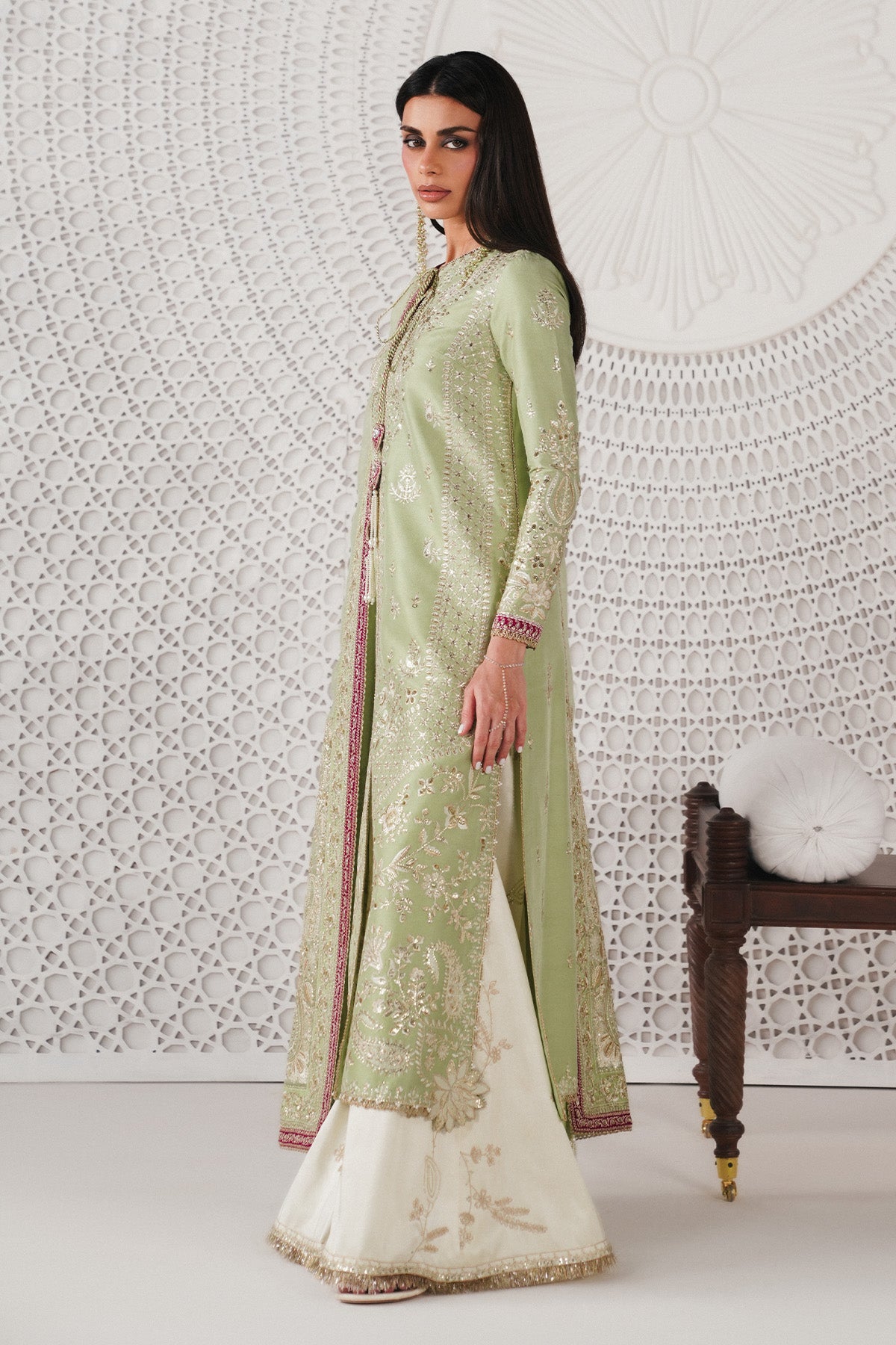 Saad Bin Shahzad | Festive Pret 26 |Reeha by Saad Bin Shahzad - Designer Dress  - Type : Ladies Clothes - Available at Libayah - 100% Original 