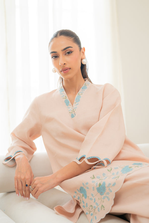 Sahar | Pre Essential Emb Edit | Desert Pearl by Sahar - Designer Dress  - Type : Ladies Clothes - Available at Libayah - 100% Original 