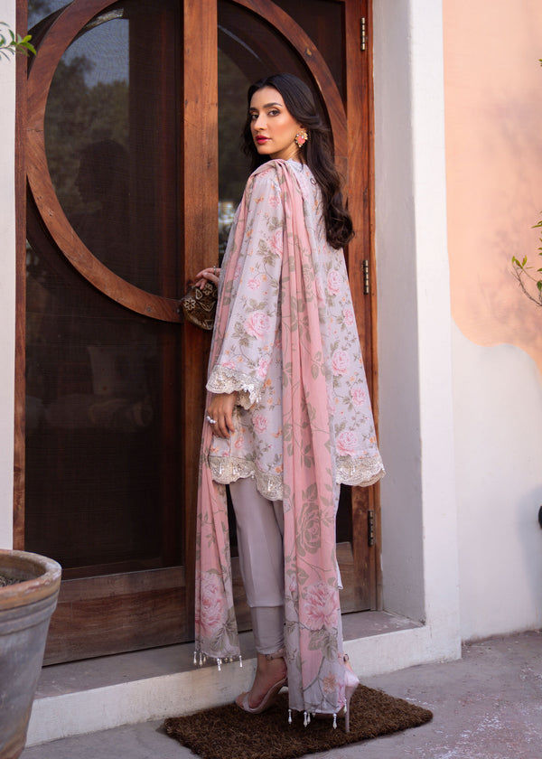 Myeesha | Lamhay Luxury Lawn 25 | Kanwal (Short Shirt) by Myeesha - Designer Dress - Type: Ladies Clothes - Available at Libayah - 100% Original