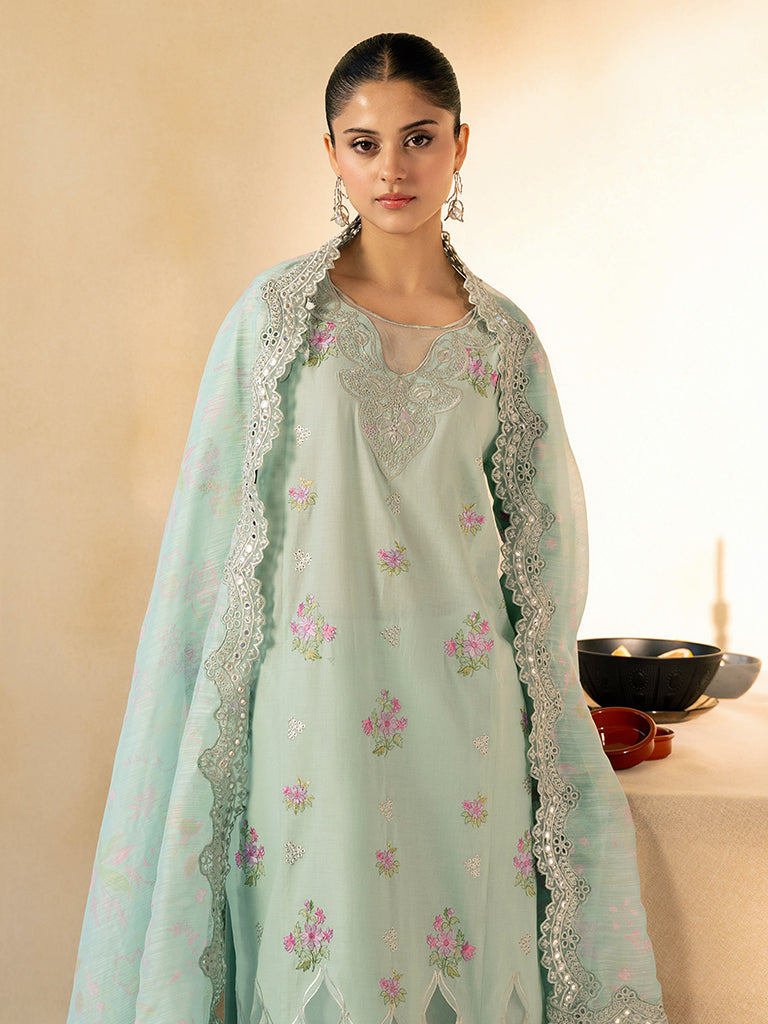 Rajbari | Jahaan Premium Festive Lawn | AALYA (Jahan) 4-A by Rajbari - Designer Dress - Type: Ladies Clothes - Available at Libayah - 100% Original