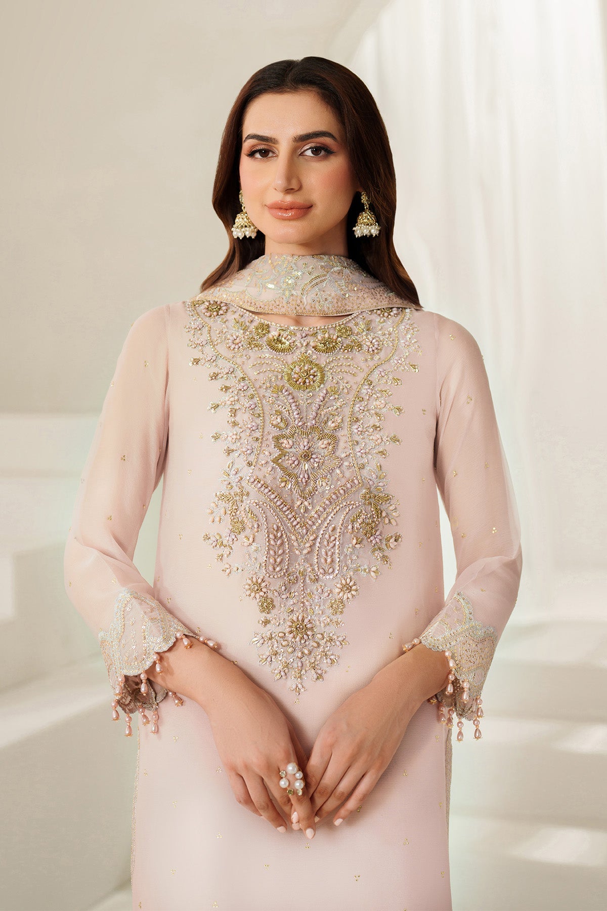 Alizeh | Reena Handmade 25 | AF-HM-4054-Zyla by Alizeh - Designer Dress  - Type : Ladies Clothes - Available at Libayah - 100% Original 