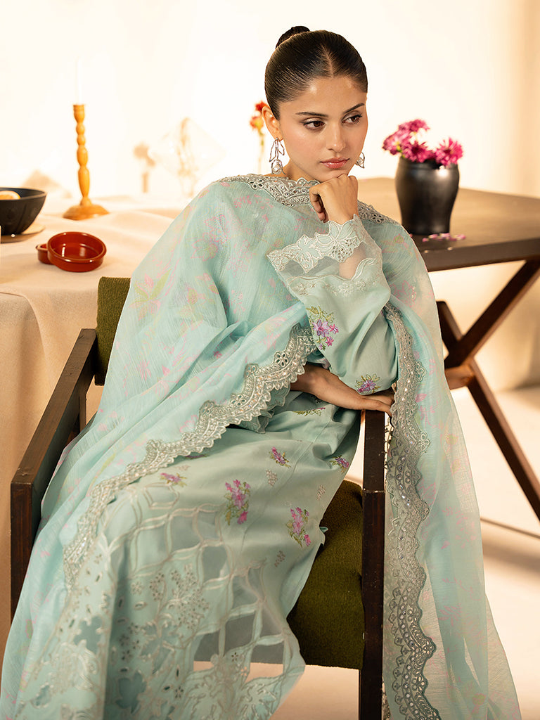 Rajbari | Jahaan Premium Festive Lawn | AALYA (Jahan) 4-A by Rajbari - Designer Dress - Type: Ladies Clothes - Available at Libayah - 100% Original