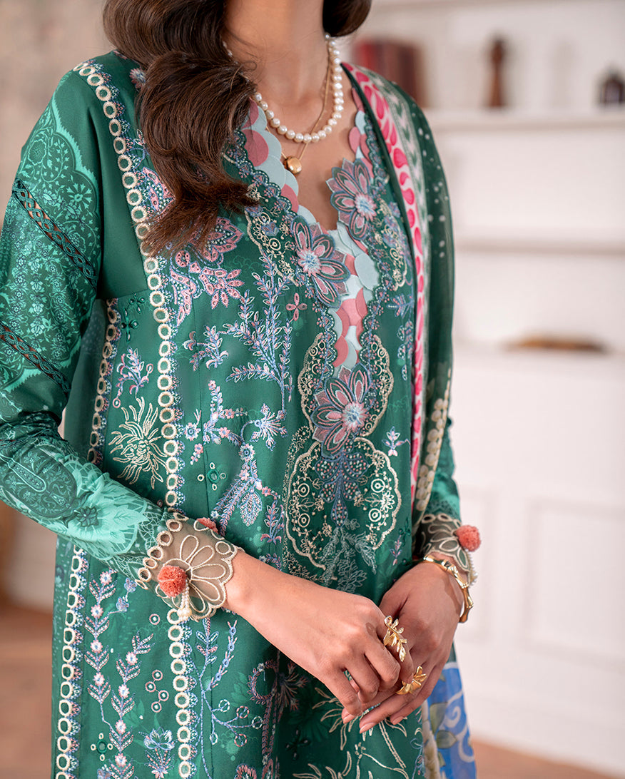 Roheenaz | Aezel Embroidered Cambric | Maham by Roheenaz - Designer Dress  - Type : Ladies Clothes - Available at Libayah - 100% Original 