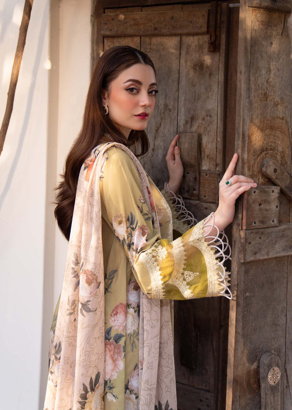 Myeesha | Lamhay Luxury Lawn 25 | Zarnish by Myeesha - Designer Dress - Type: Ladies Clothes - Available at Libayah - 100% Original