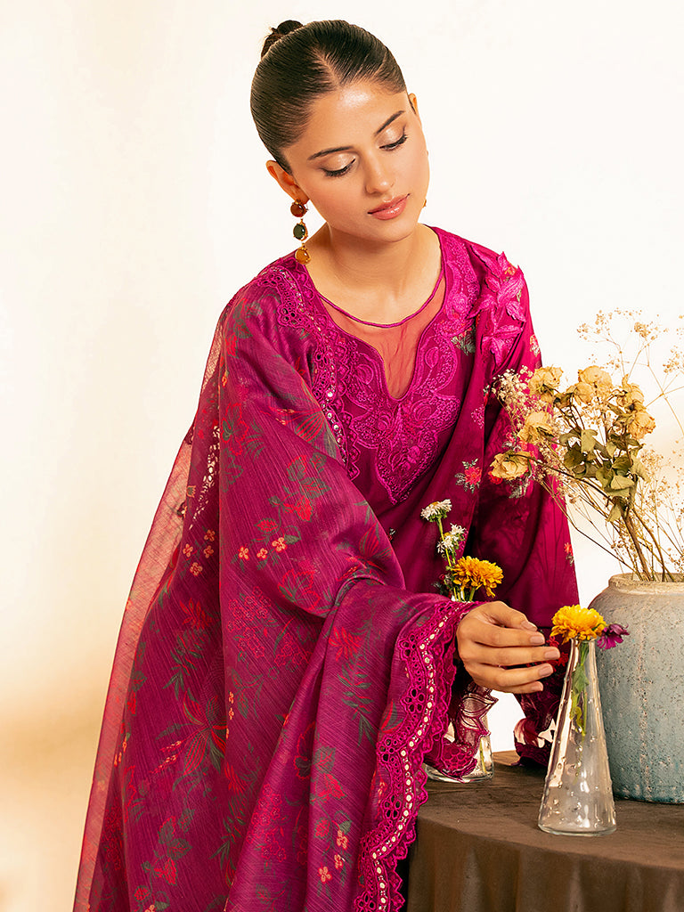 Rajbari | Jahaan Premium Festive Lawn | MAYA (Jahan) 4-B by Rajbari - Designer Dress - Type: Ladies Clothes - Available at Libayah - 100% Original