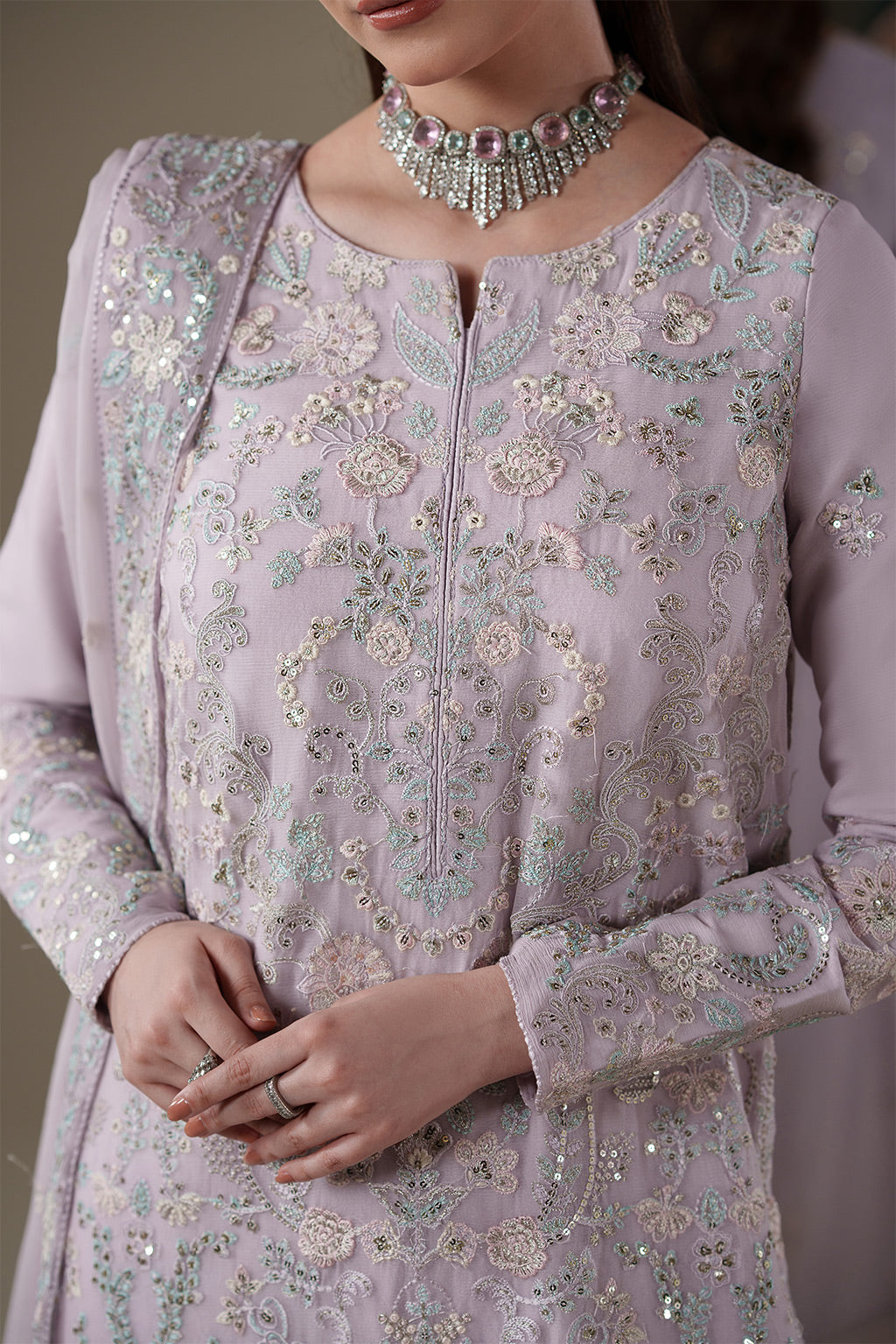 Emaan Adeel | Nouvelle Luxury Chiffon |MIRA by Emaan Adeel - Designer Dress  - Type : Ladies Clothes - Available at Libayah - 100% Original 