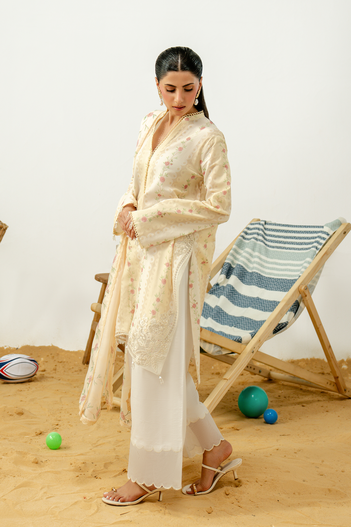 Zarposh | Sundaze Luxe Pret | Lunelle by Zarposh - Designer Dress  - Type : Ladies Clothes - Available at Libayah - 100% Original 