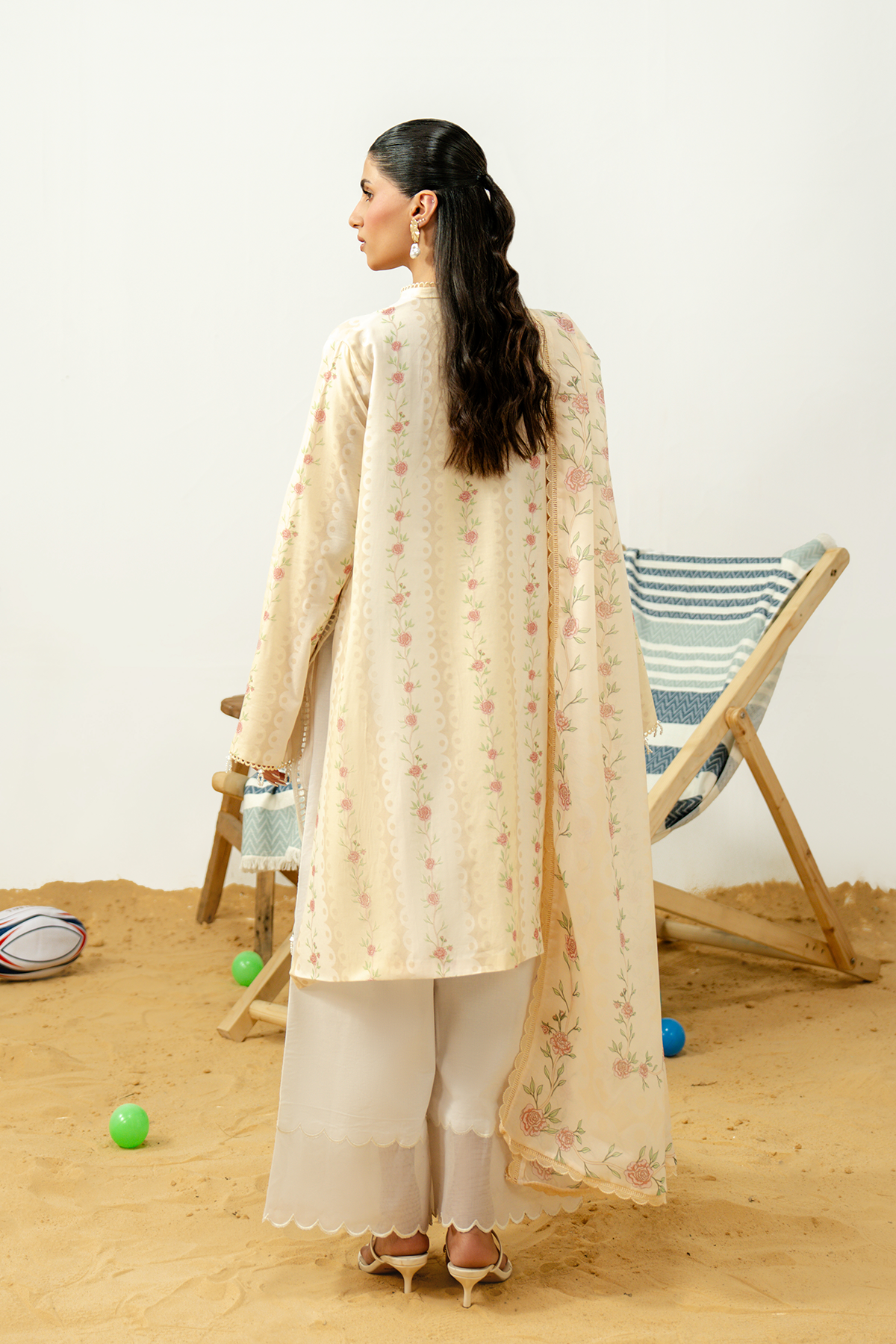 Zarposh | Sundaze Luxe Pret | Lunelle by Zarposh - Designer Dress  - Type : Ladies Clothes - Available at Libayah - 100% Original 