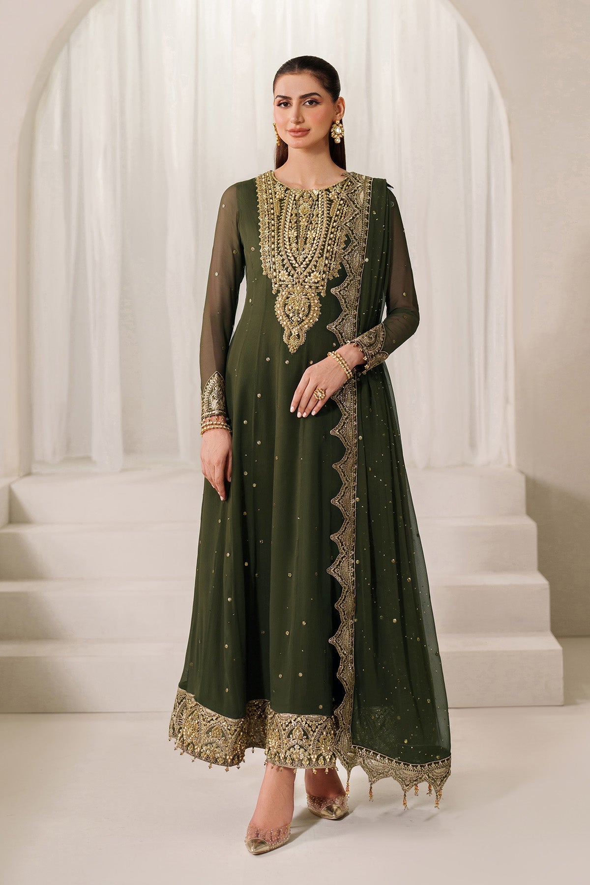 Alizeh | Reena Handmade 25 | AF-HM-4051-Rekha by Alizeh - Designer Dress  - Type : Ladies Clothes - Available at Libayah - 100% Original 