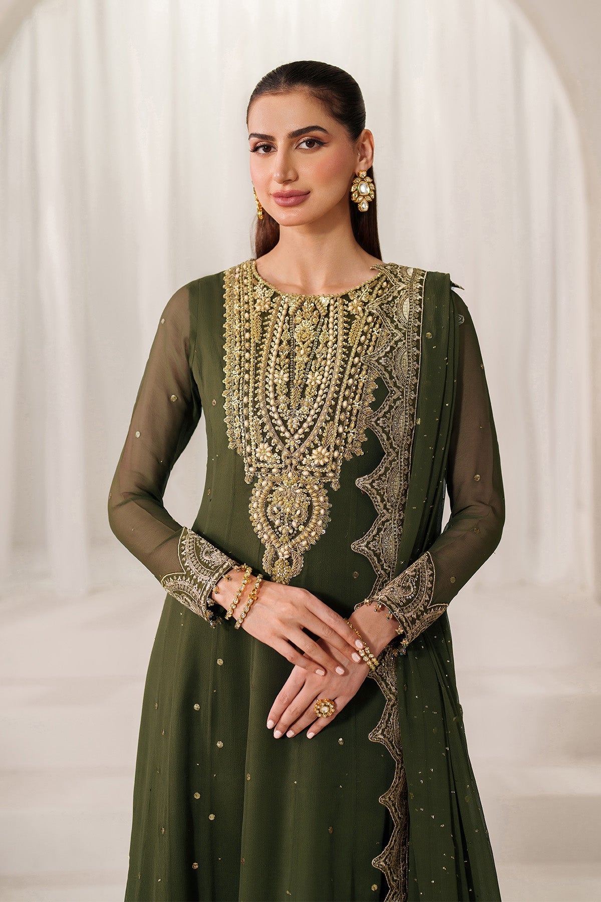 Alizeh | Reena Handmade 25 | AF-HM-4051-Rekha by Alizeh - Designer Dress  - Type : Ladies Clothes - Available at Libayah - 100% Original 