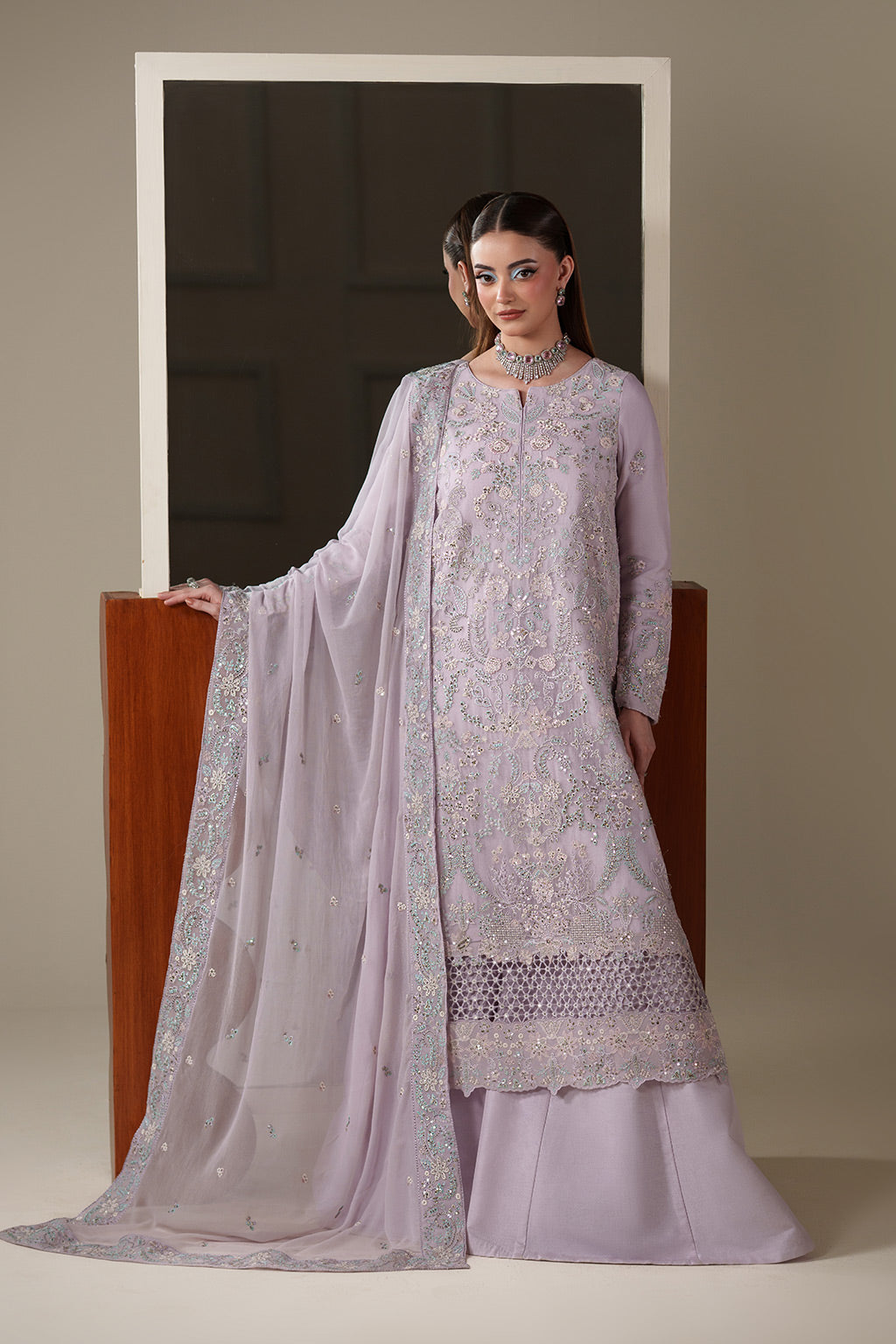 Emaan Adeel | Nouvelle Luxury Chiffon |MIRA by Emaan Adeel - Designer Dress  - Type : Ladies Clothes - Available at Libayah - 100% Original 