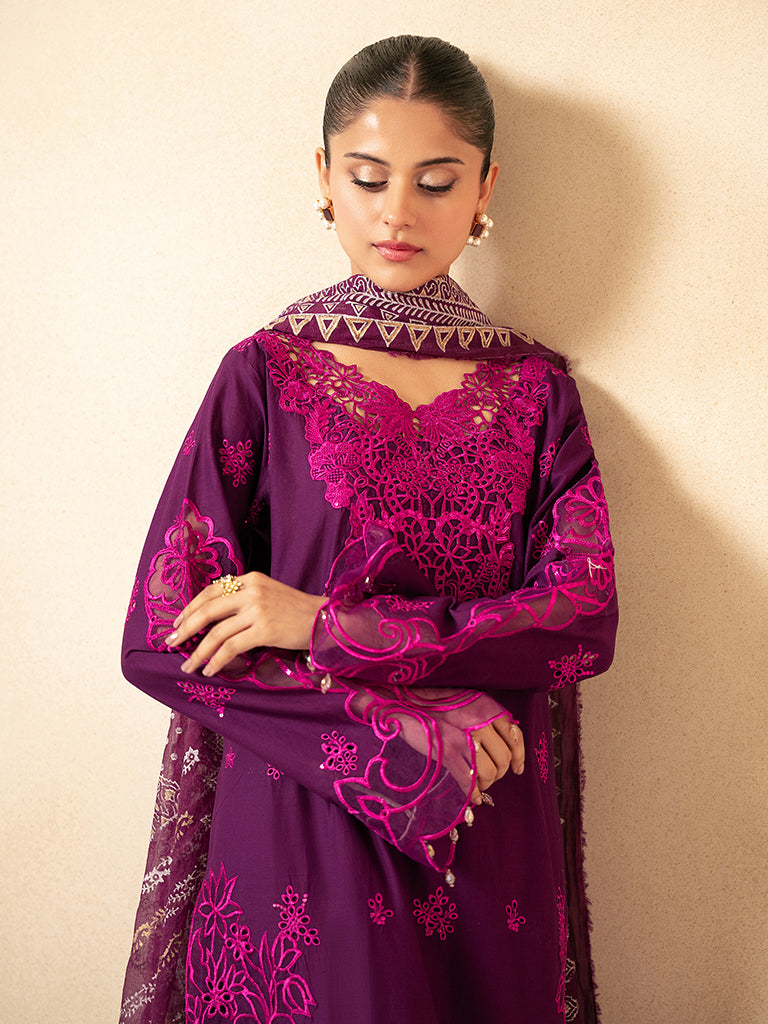 Rajbari | Jahaan Premium Festive Lawn | NORA (Jahan) 6-B by Rajbari - Designer Dress - Type: Ladies Clothes - Available at Libayah - 100% Original