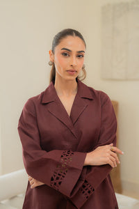 Sahar | Pre Essential Emb Edit | Cherry Noir by Sahar - Designer Dress  - Type : Ladies Clothes - Available at Libayah - 100% Original 