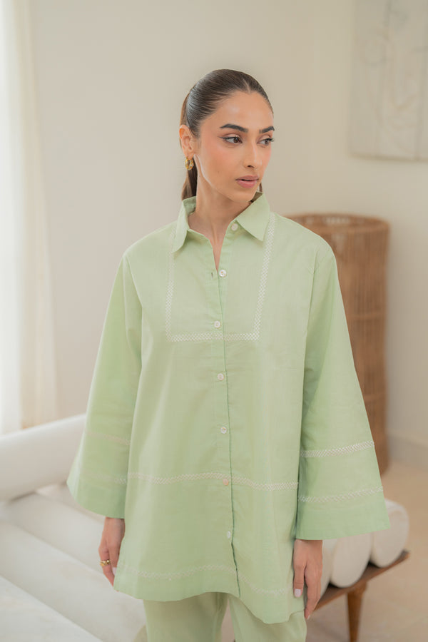 Sahar | Pre Essential Emb Edit | Jade Mist by Sahar - Designer Dress  - Type : Ladies Clothes - Available at Libayah - 100% Original 