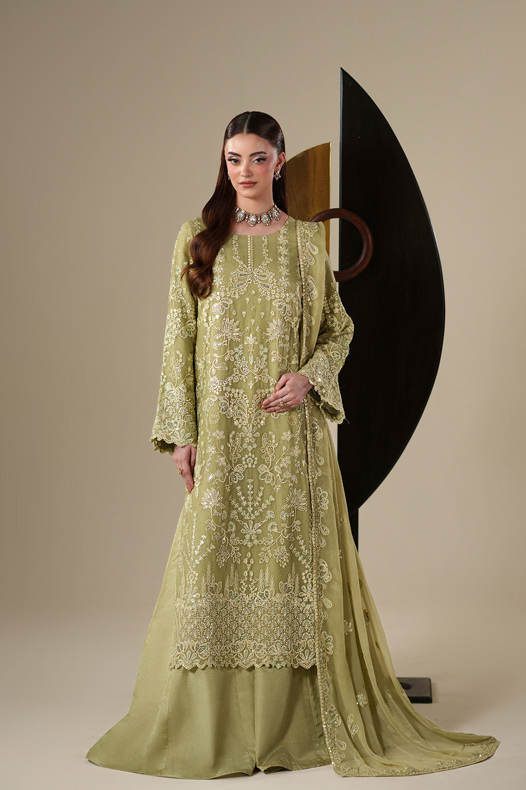 Emaan Adeel | Nouvelle Luxury Chiffon | NOLA by Emaan Adeel - Designer Dress  - Type : Ladies Clothes - Available at Libayah - 100% Original 