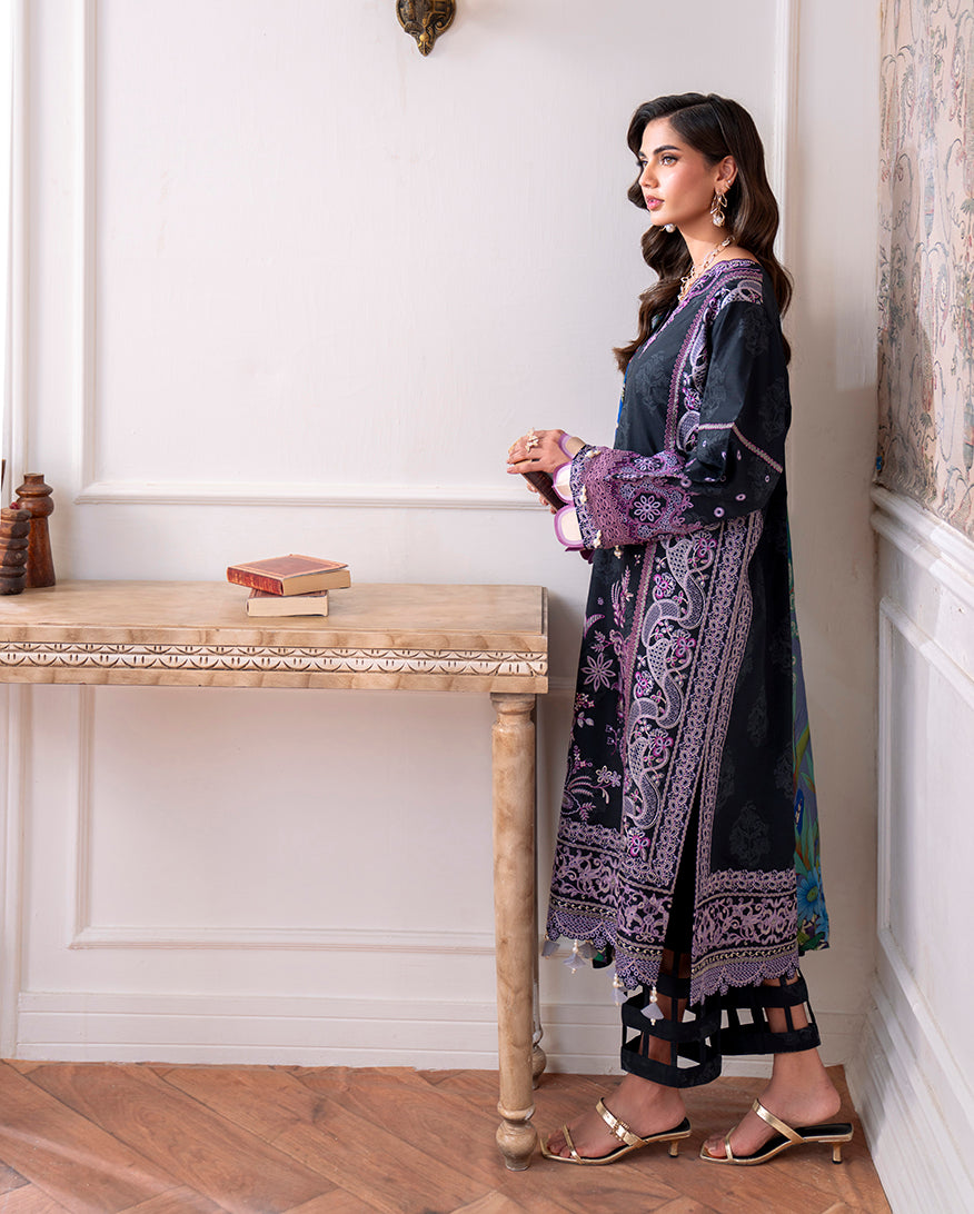 Roheenaz | Aezel Embroidered Cambric | Emera by Roheenaz - Designer Dress  - Type : Ladies Clothes - Available at Libayah - 100% Original 