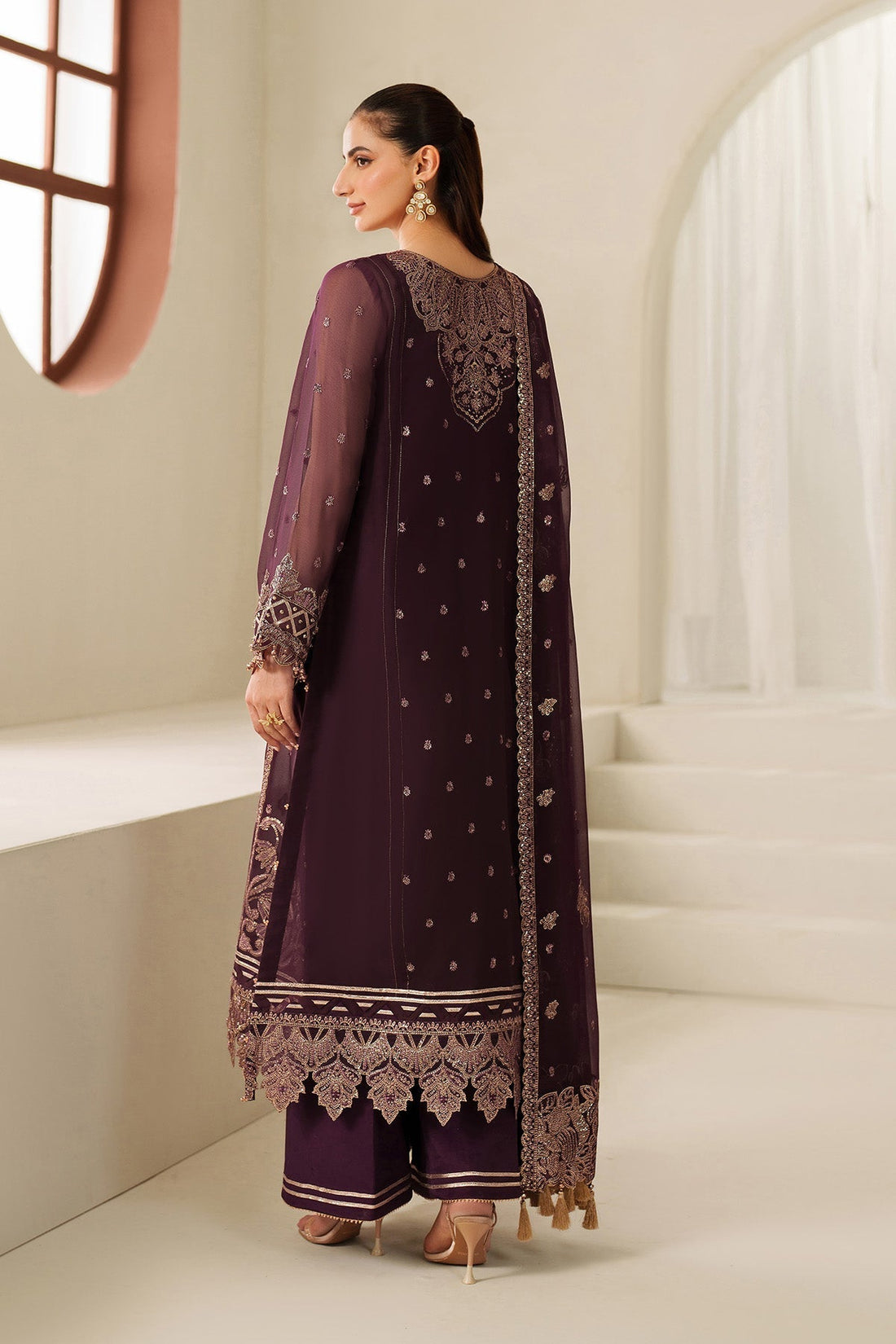 Alizeh | Reena Handmade 25 | AF-HM-4053-Tehwar by Alizeh - Designer Dress  - Type : Ladies Clothes - Available at Libayah - 100% Original 