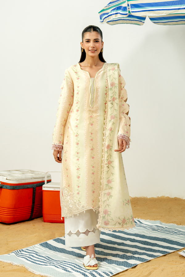 Zarposh | Sundaze Luxe Pret | MARZIPAN by Zarposh - Designer Dress  - Type : Ladies Clothes - Available at Libayah - 100% Original 