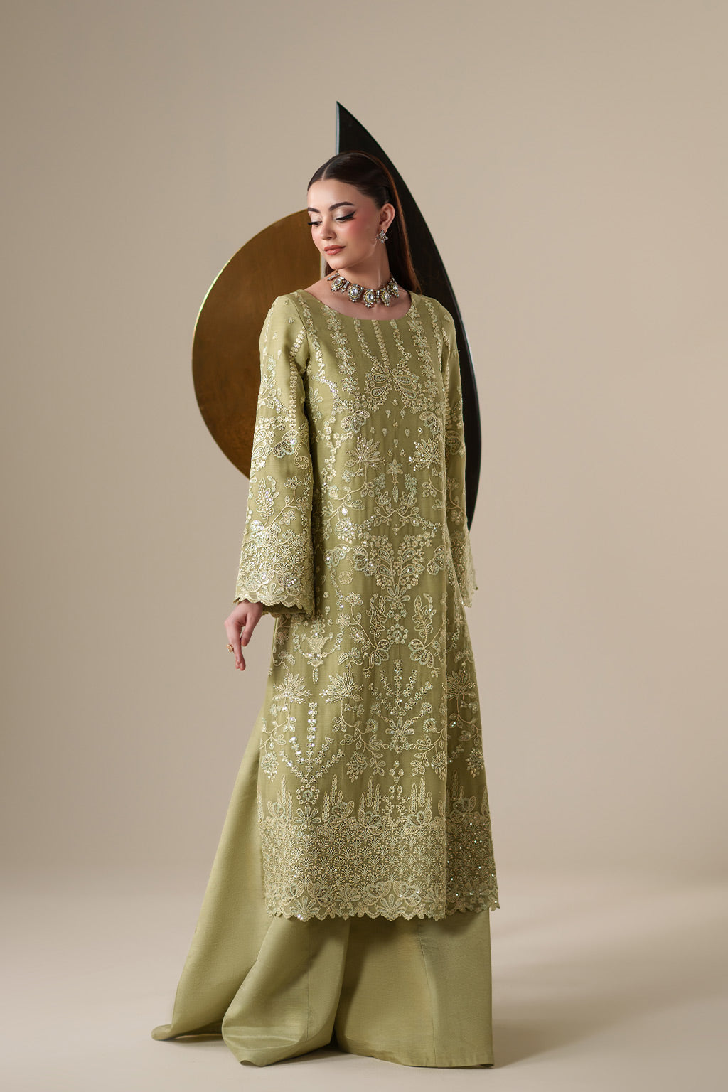 Emaan Adeel | Nouvelle Luxury Chiffon | NOLA by Emaan Adeel - Designer Dress  - Type : Ladies Clothes - Available at Libayah - 100% Original 