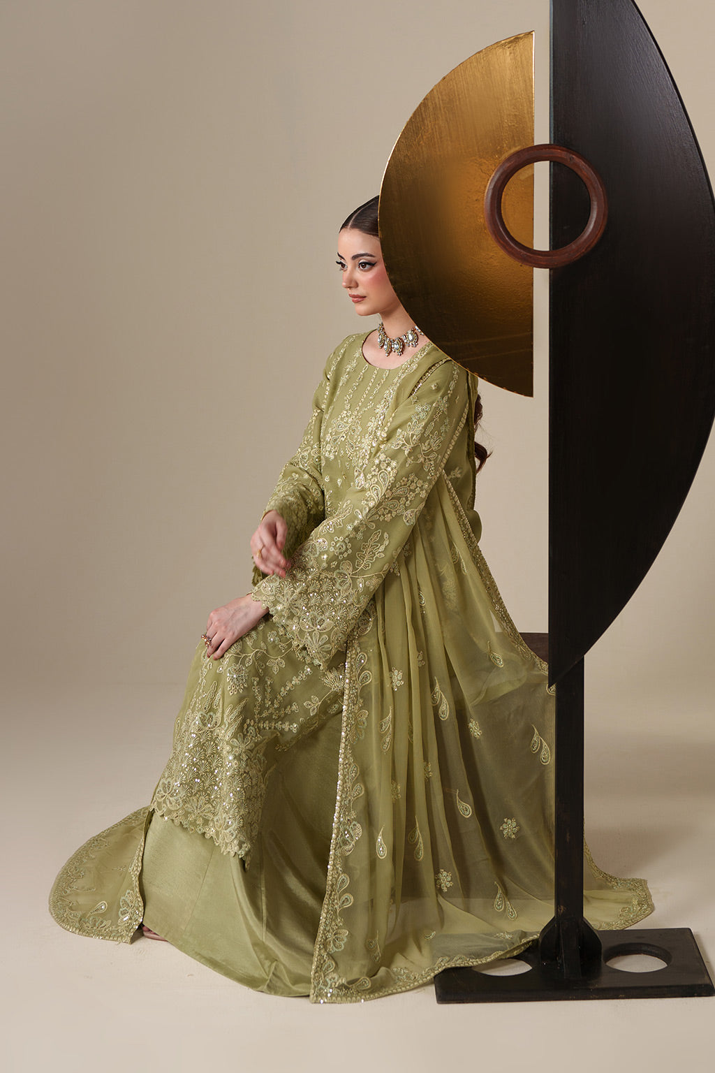 Emaan Adeel | Nouvelle Luxury Chiffon | NOLA by Emaan Adeel - Designer Dress  - Type : Ladies Clothes - Available at Libayah - 100% Original 