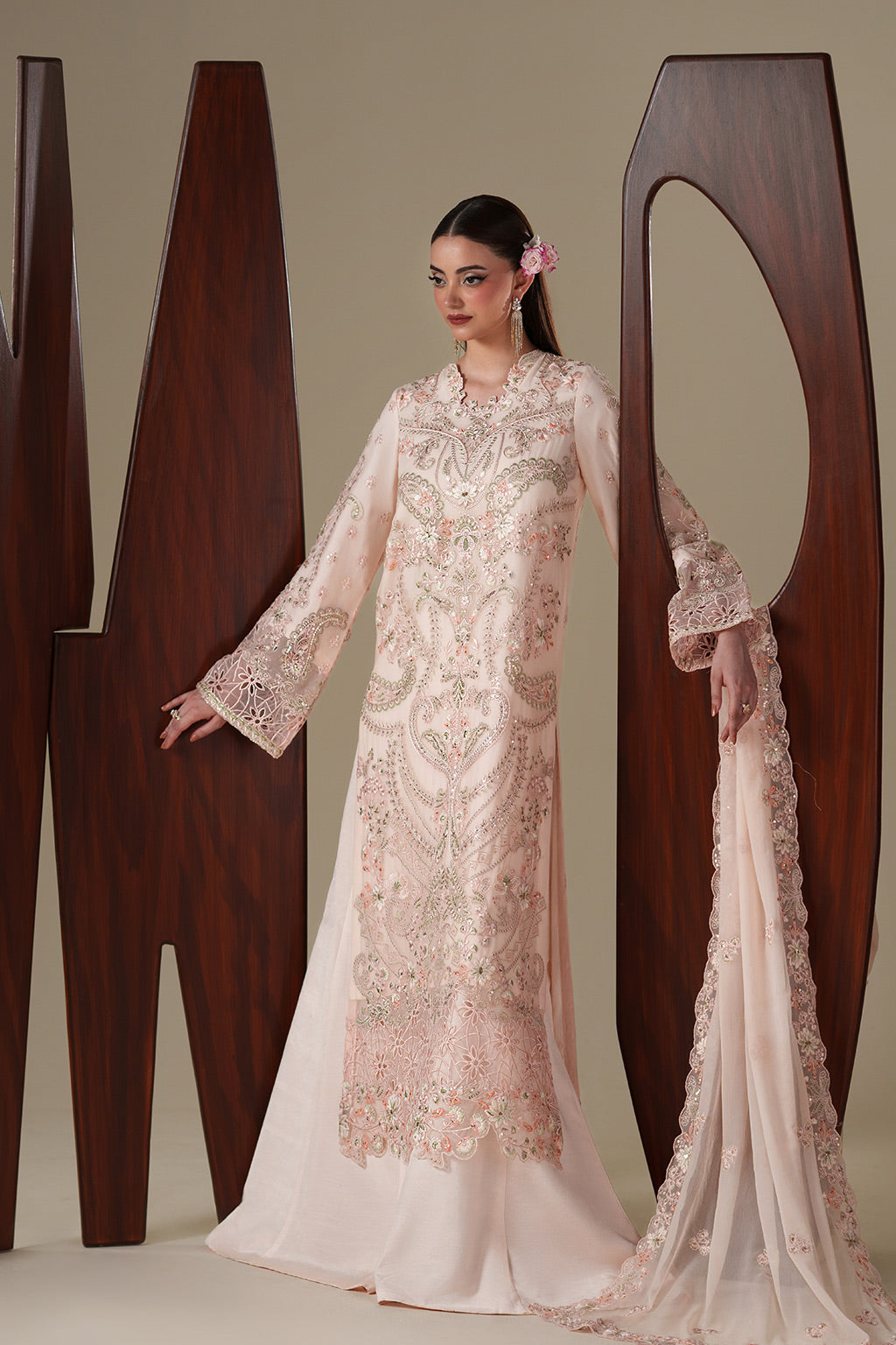 Emaan Adeel | Nouvelle Luxury Chiffon | LUMI by Emaan Adeel - Designer Dress  - Type : Ladies Clothes - Available at Libayah - 100% Original 