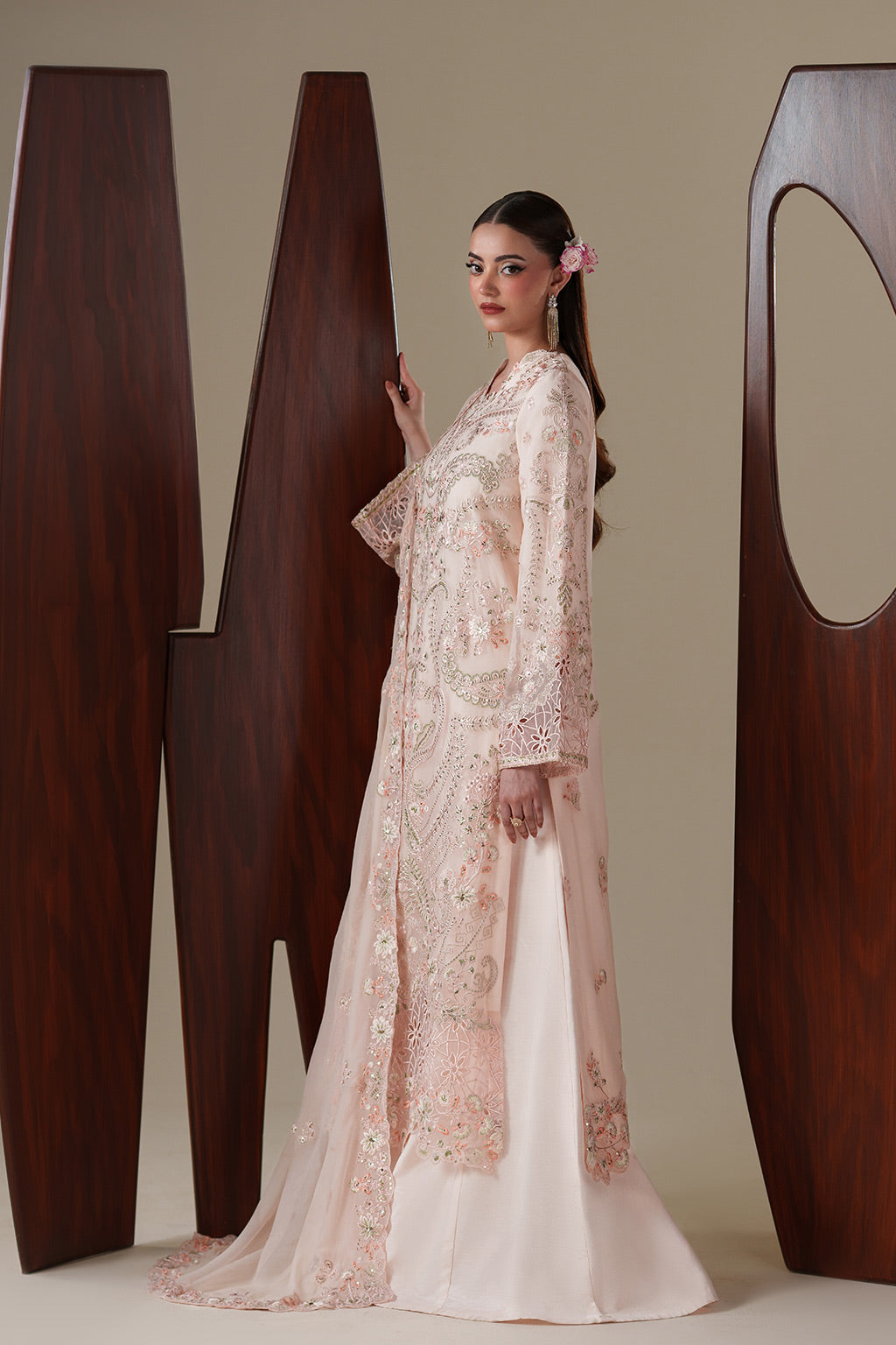 Emaan Adeel | Nouvelle Luxury Chiffon | LUMI by Emaan Adeel - Designer Dress  - Type : Ladies Clothes - Available at Libayah - 100% Original 