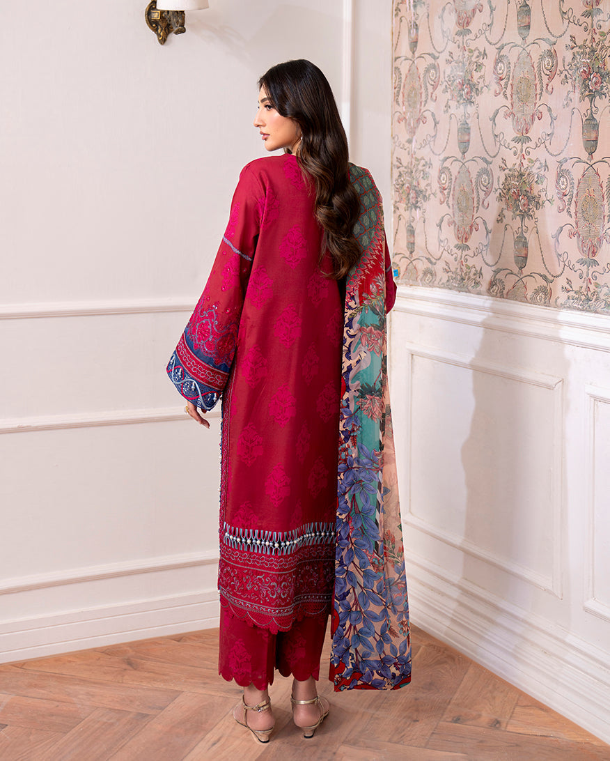 Roheenaz | Aezel Embroidered Cambric | Oriva by Roheenaz - Designer Dress  - Type : Ladies Clothes - Available at Libayah - 100% Original 