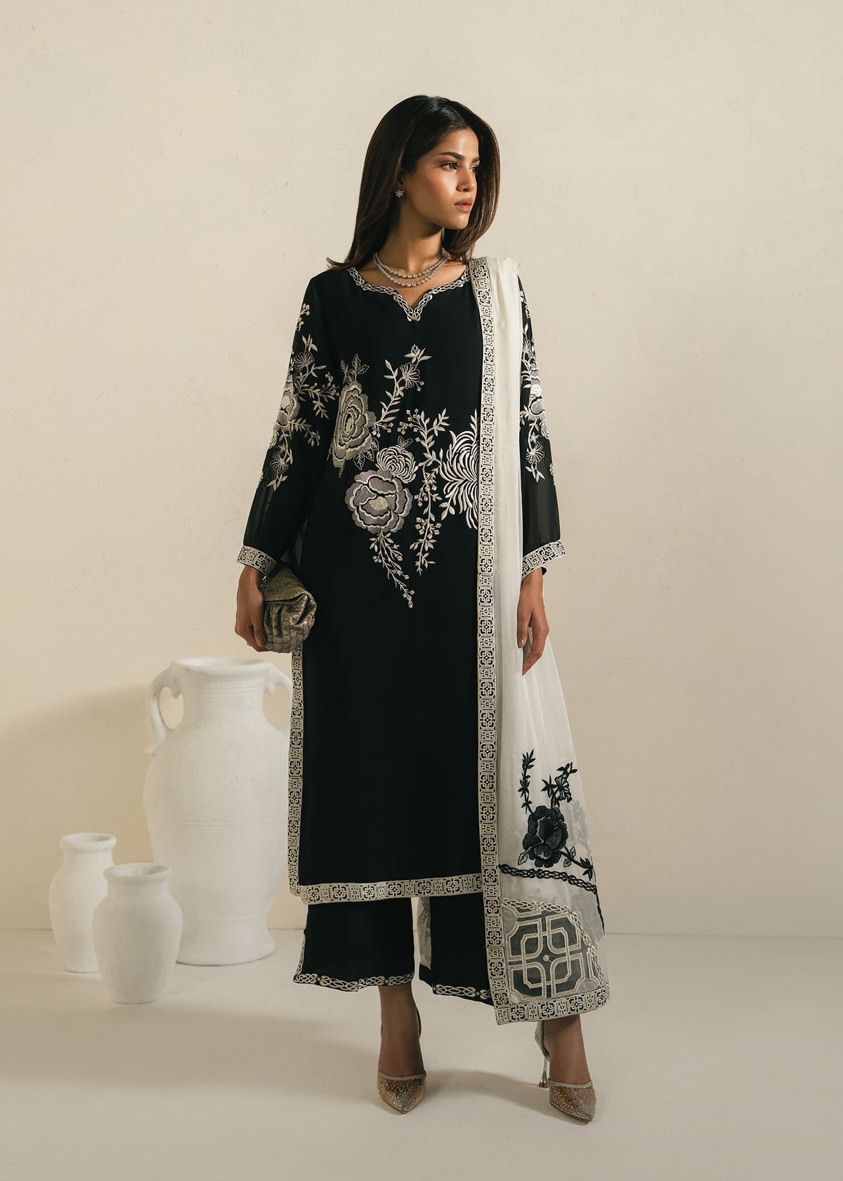 Mahgul | Alea Luxury Pret | Phantom by Mahgul - Designer Dress  - Type : Ladies Clothes - Available at Libayah - 100% Original 