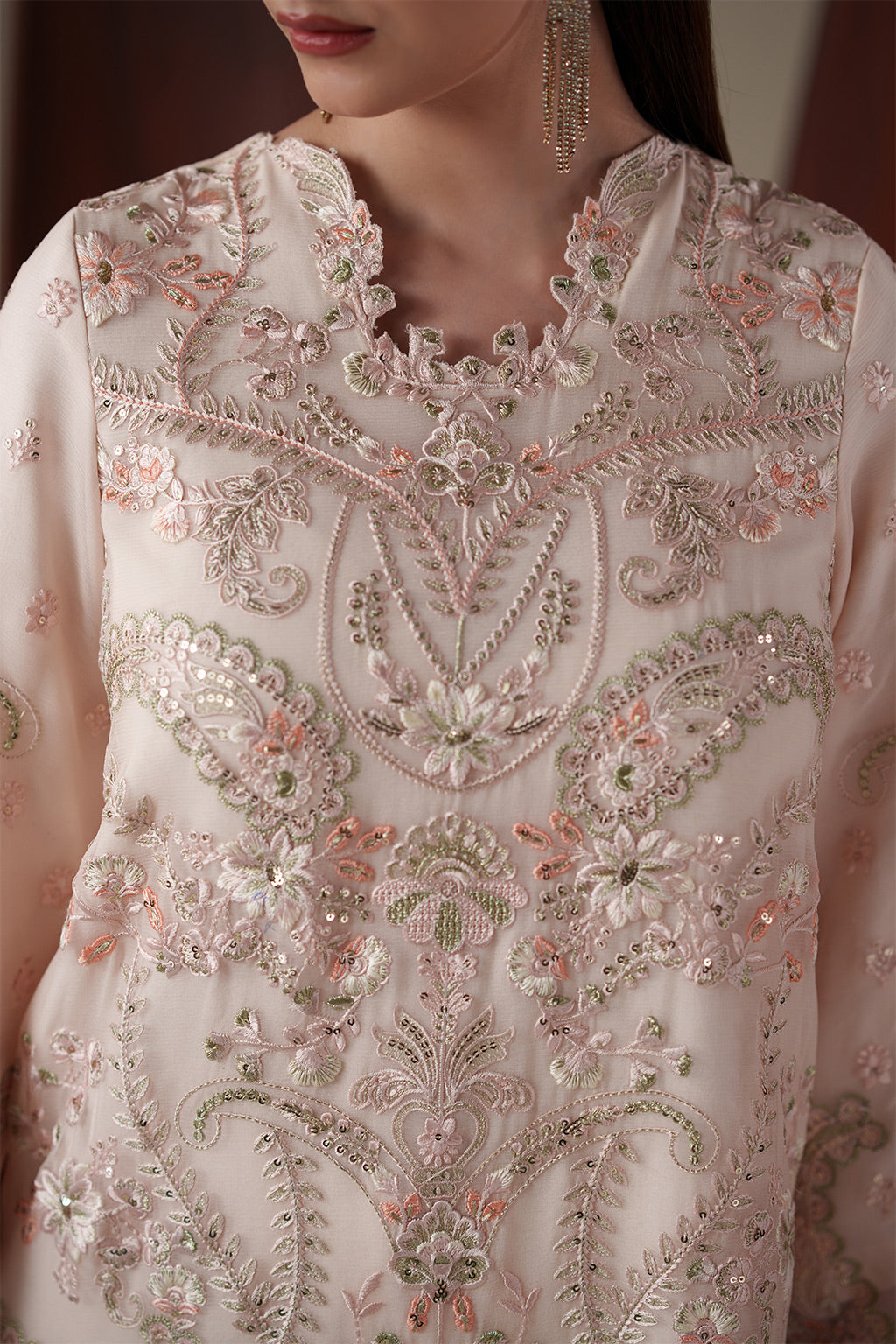 Emaan Adeel | Nouvelle Luxury Chiffon | LUMI by Emaan Adeel - Designer Dress  - Type : Ladies Clothes - Available at Libayah - 100% Original 