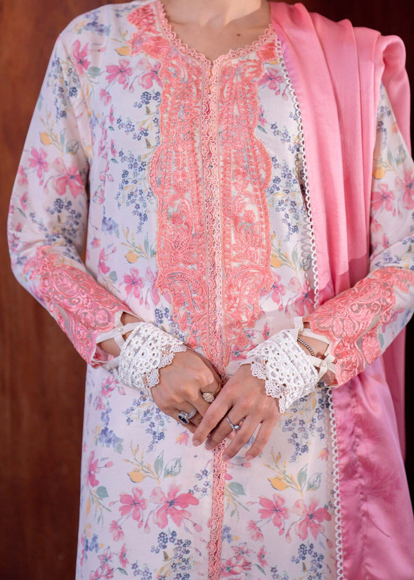 Myeesha | Lamhay Luxury Lawn 25 | Nazneen by Myeesha - Designer Dress - Type: Ladies Clothes - Available at Libayah - 100% Original